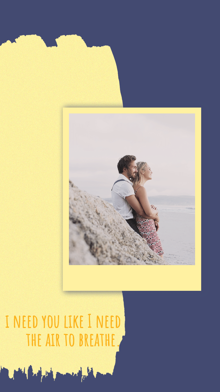 Couple Photo Travel Record Romantic Simple Fashion Style Poster Instagram Story