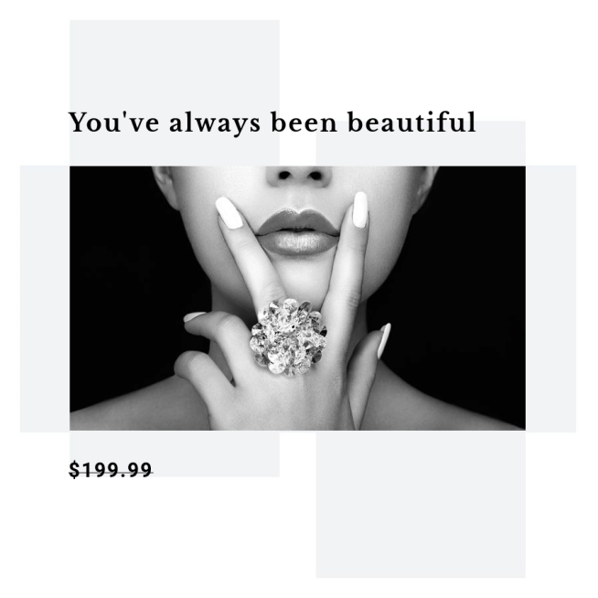 Amazon Clothing Bags Jewelry Promotion Simple Fashion Simple Style Poster Ecommerce Product预览效果