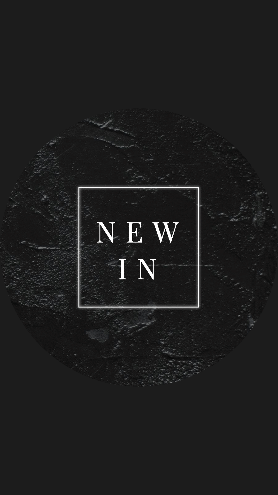Literary Style Square Element Black Background Simple Text Instagram Highlight