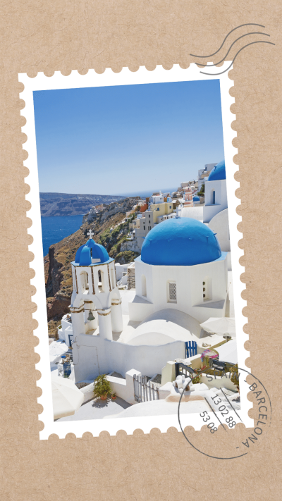 Travel Record Photo Special Frame Fashion Simple Style Poster Instagram Story