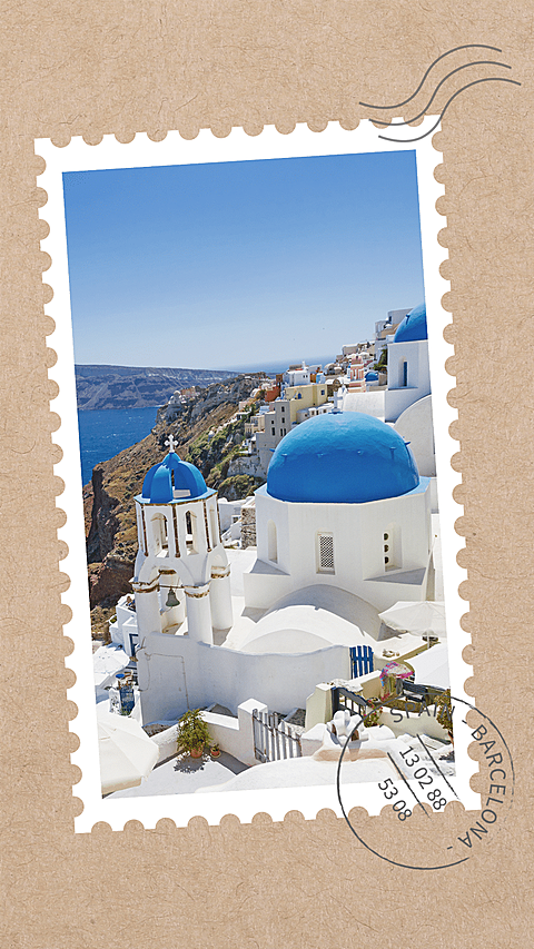Travel Record Photo Special Frame Fashion Simple Style Poster Instagram Story