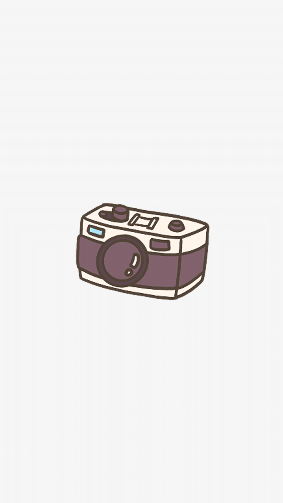 White Blue Background Camera Fashion Simple Style Instagram Highlight