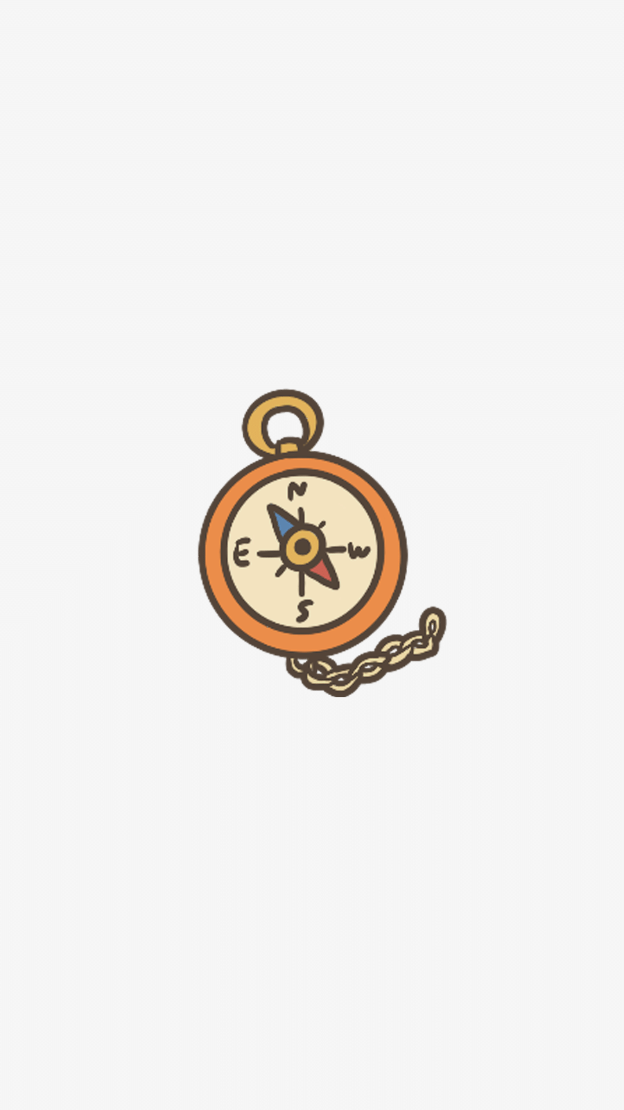 Light Gray Background Compass Travel Record Fashion Style Instagram Highlight