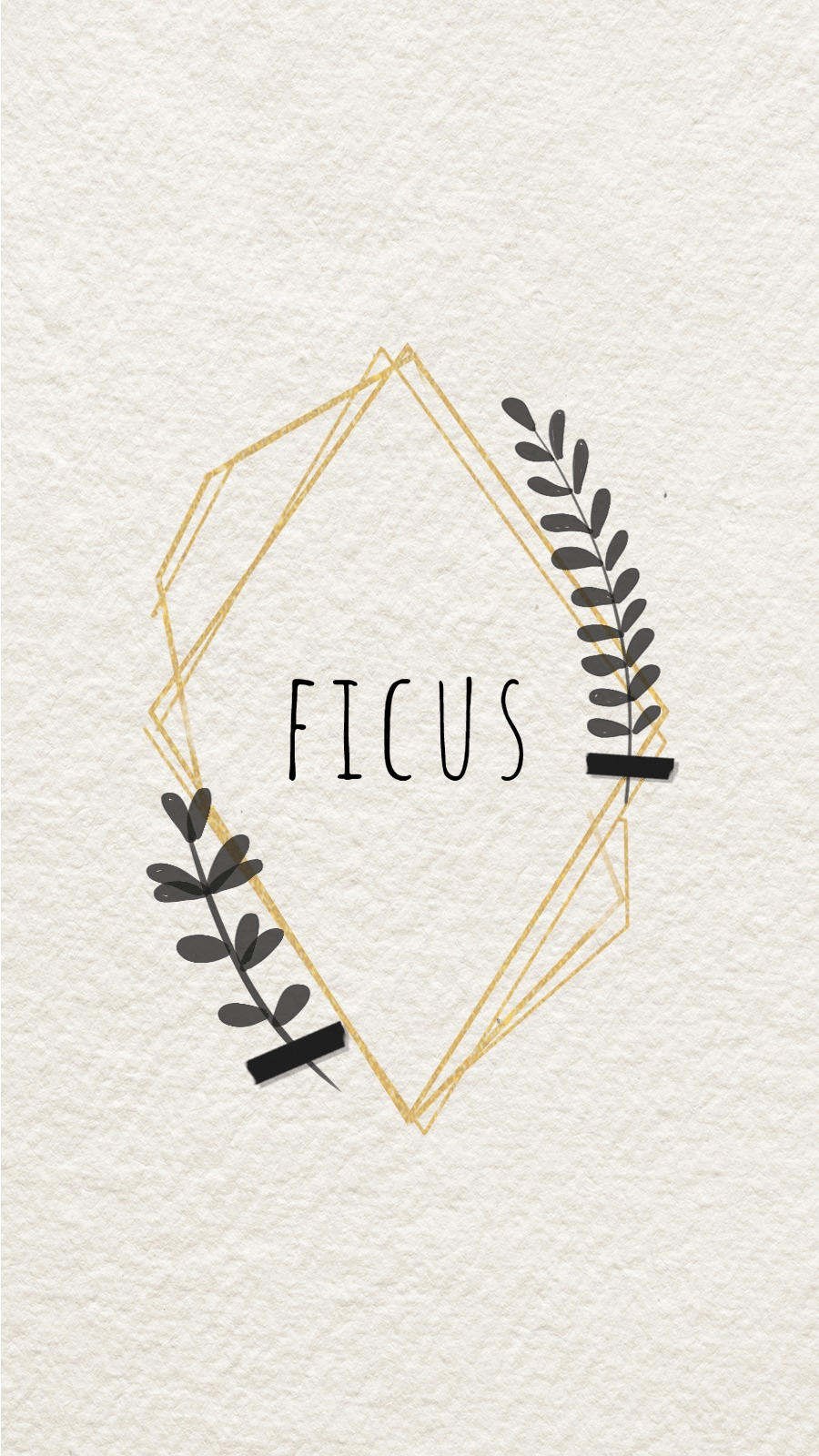 Paper Background Diamond Frame Text Simple Style Instagram Highlight