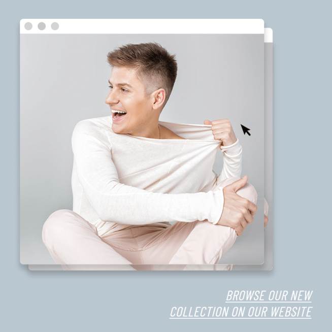 Mouse Pointer Element Men's Wear Promo Simple Style Ecommerce Product Image预览效果