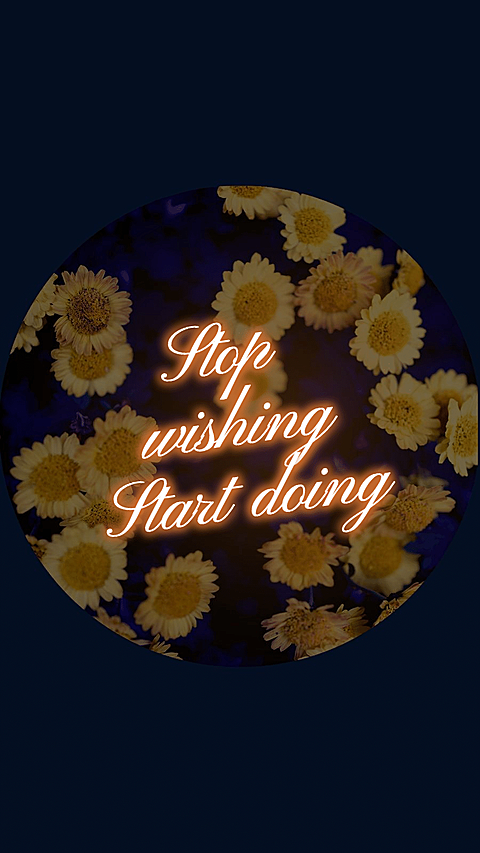 Fashion Flowers Decorate Neon Lights Text Instagram Highlight