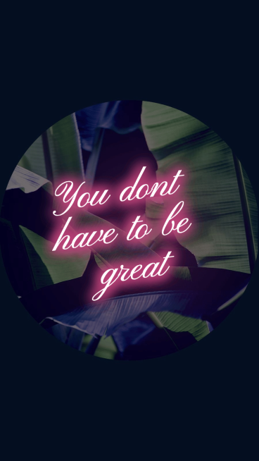 Fashion Circle Frame Neon Lights Text Instagram Highlight预览效果