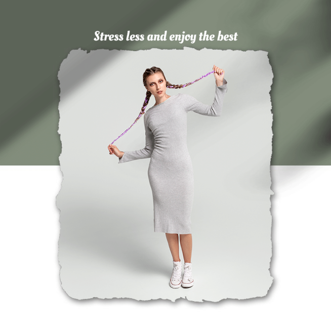 Women's Casual Long Skirt Promo Ecommerce Product Image预览效果