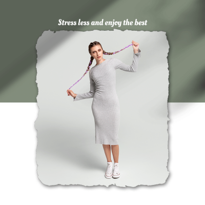 Women's Casual Long Skirt Promo Ecommerce Product Image