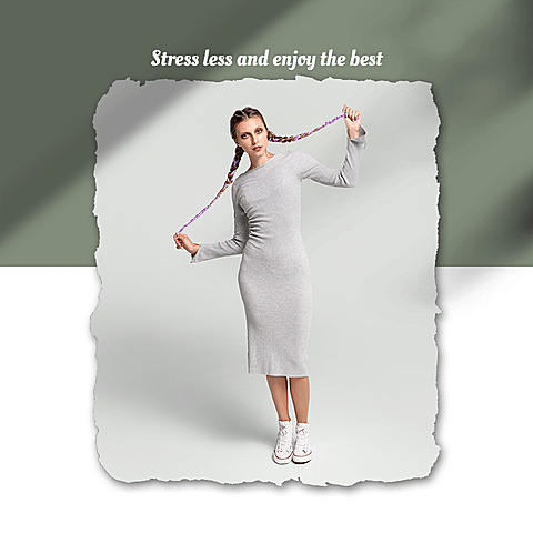 Women's Casual Long Skirt Promo Ecommerce Product Image