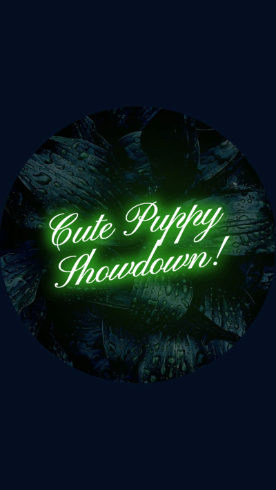 Fashion Green Leaves Decorate Neon Lights Text Instagram Highlight