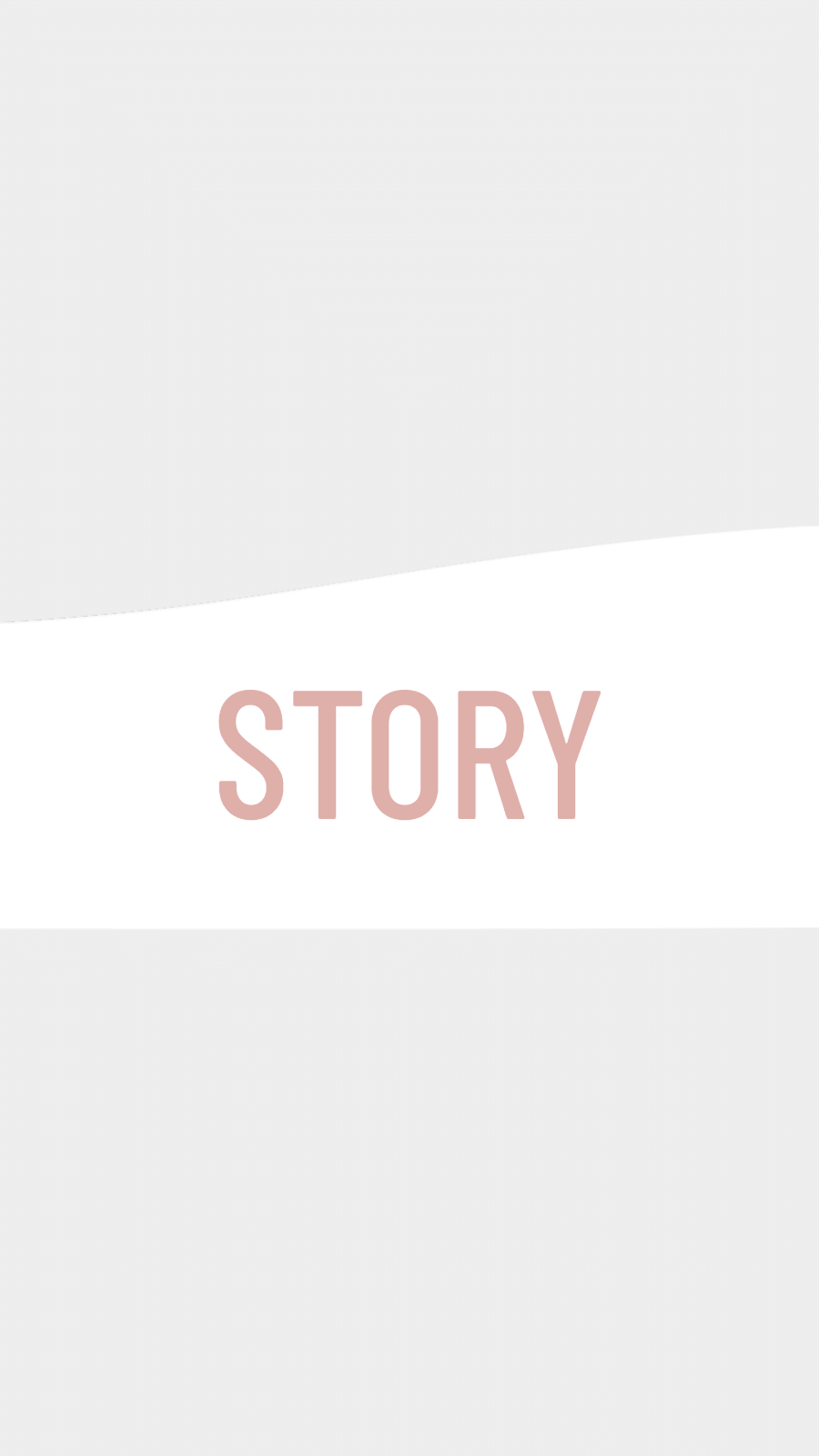 Cute Cartoon White Bear Body Simple Text Story Instagram Highlight
