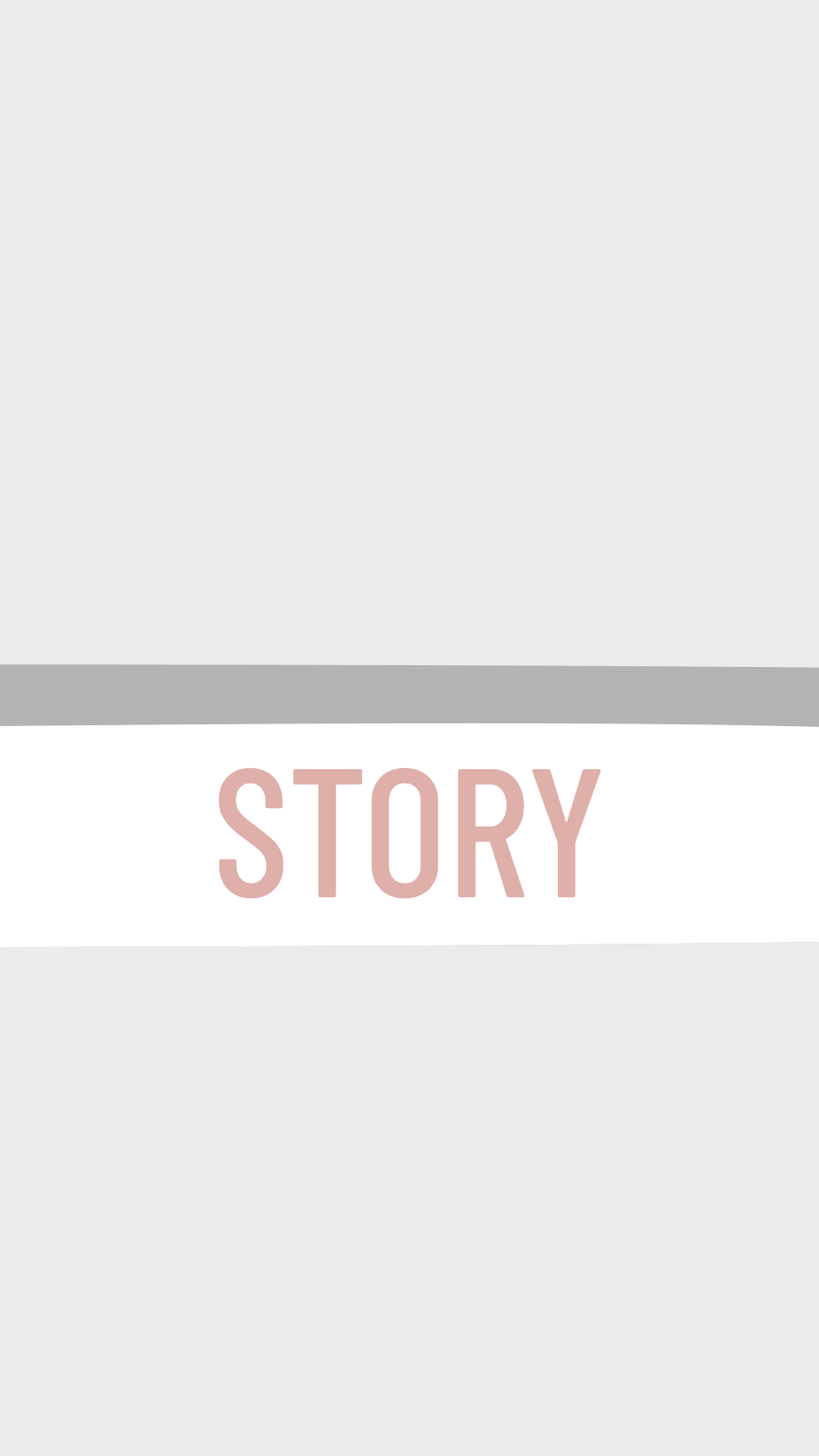 Cute Cartoon White Cat Body Simple Text Story Instagram Highlight