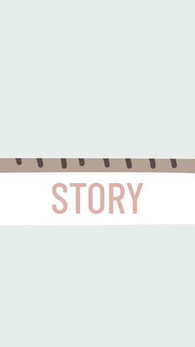 Creative Cartoon Cat Tail Pattern Text Story Instagram Highlight