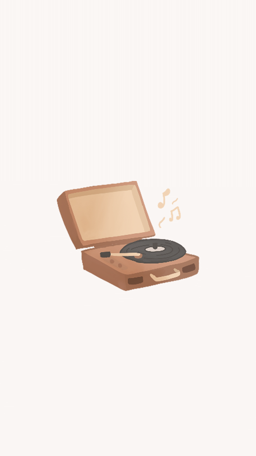 White Background Household Gramophone Simple Style Instagram Highlight
