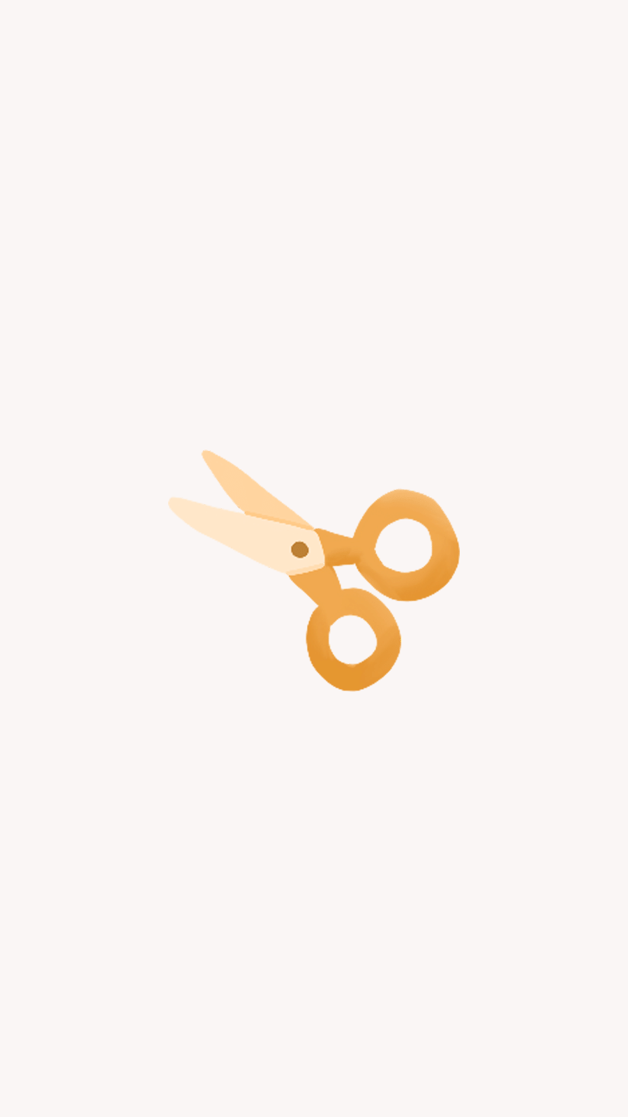 White Background Household Scissors Simple Fashion Style Instagram Highlight