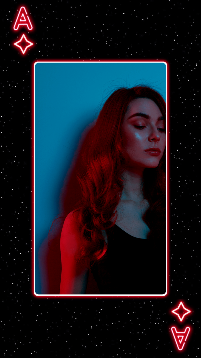 Woman Photo Enjoy Life Photo Neon Nightclub Art Simple Fashion Style Instagram Story