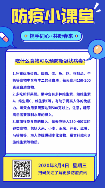 医疗保健疫情防控知识科普简约扁平竖屏动图预览效果