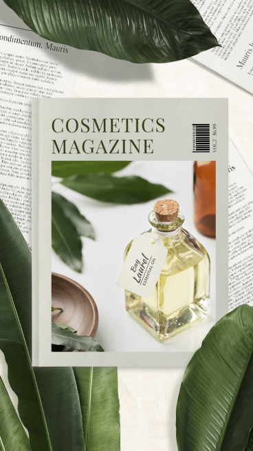 Fresh Style Cosmetics Magazine Display Instagram Story预览效果