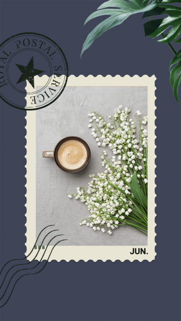 Literary Travel Record Coffee Display Instagram Story预览效果