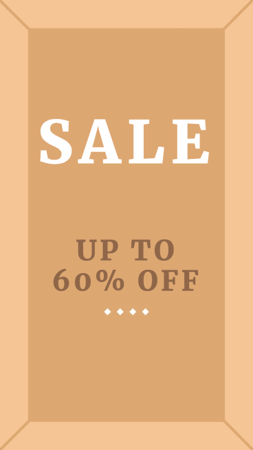 Clothing Promotion Big Sale Discount Simple Fashion Style Poster Instagram Story预览效果