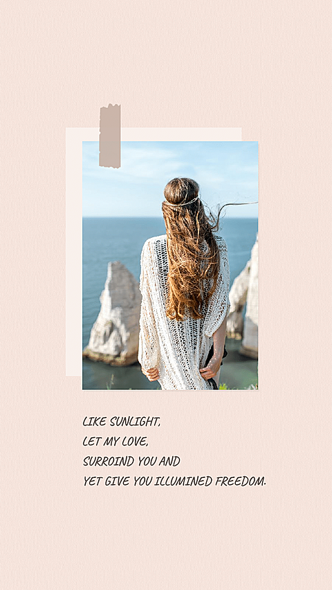 Simple Literary Woman Personal Show Display Instagram Story