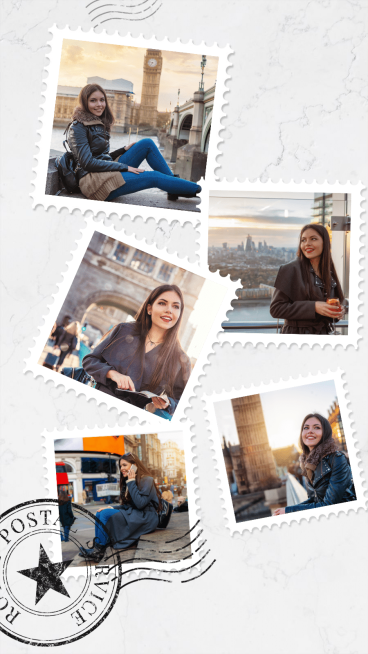 Literary Travel Record Woman Selfie Instagram Story预览效果