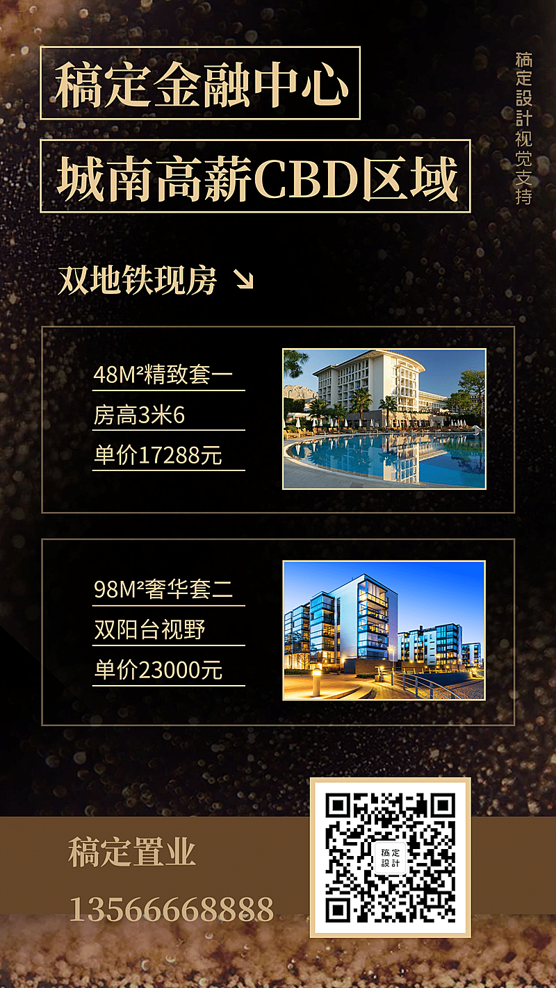 金融中心公寓出租介绍海报