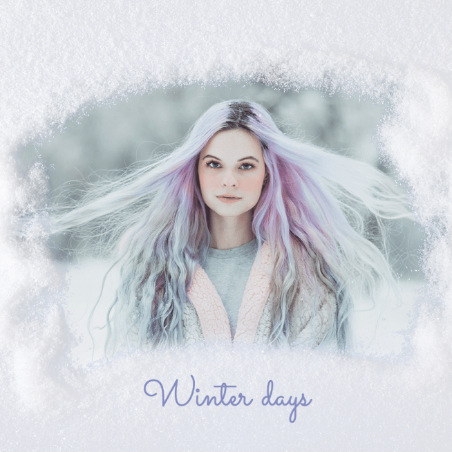 Simple Literary Winter Days Woman Personal Display Instagram Post预览效果