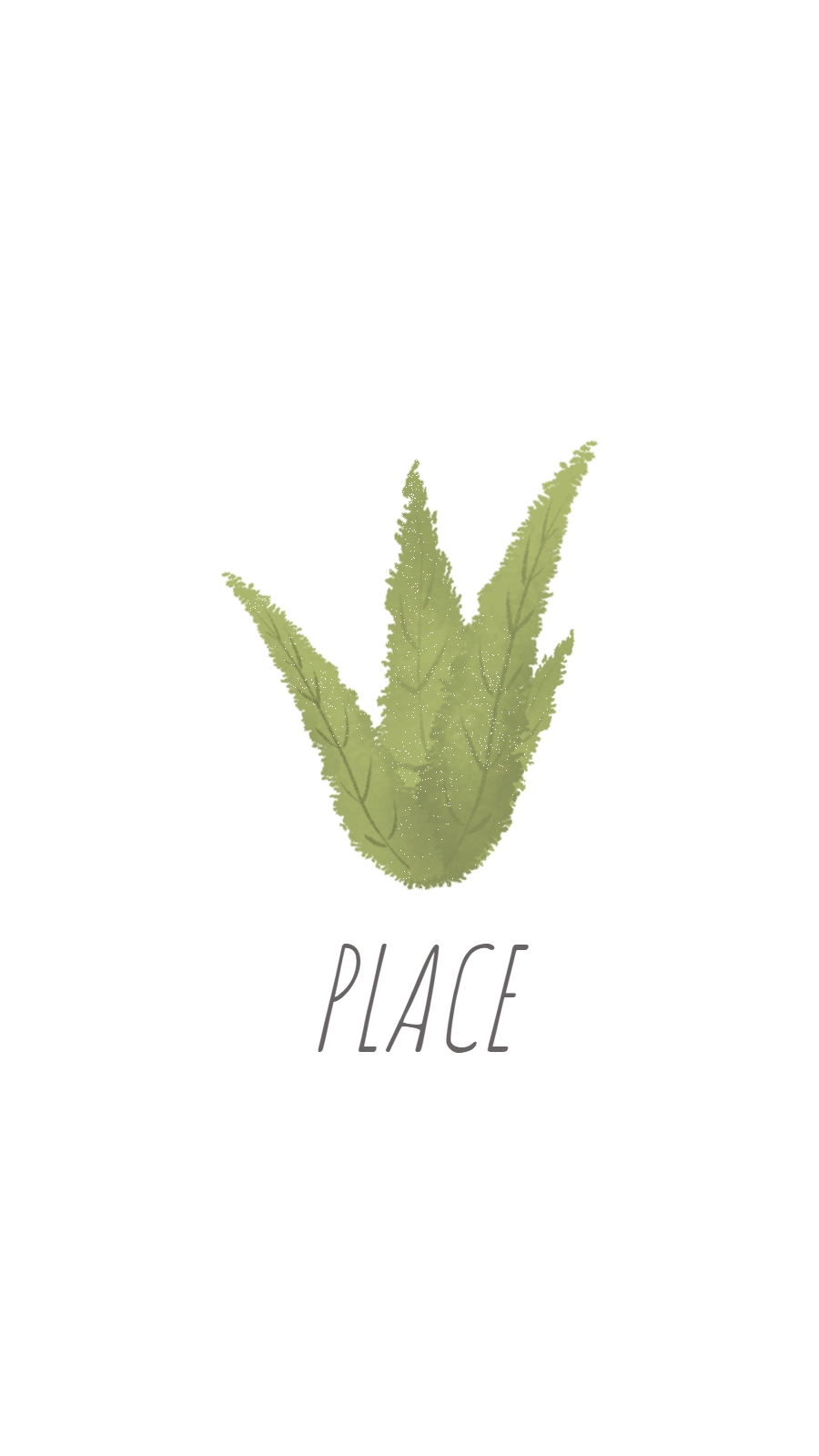 White Background Green Leave Simple Text Fashion Style Instagram Highlight