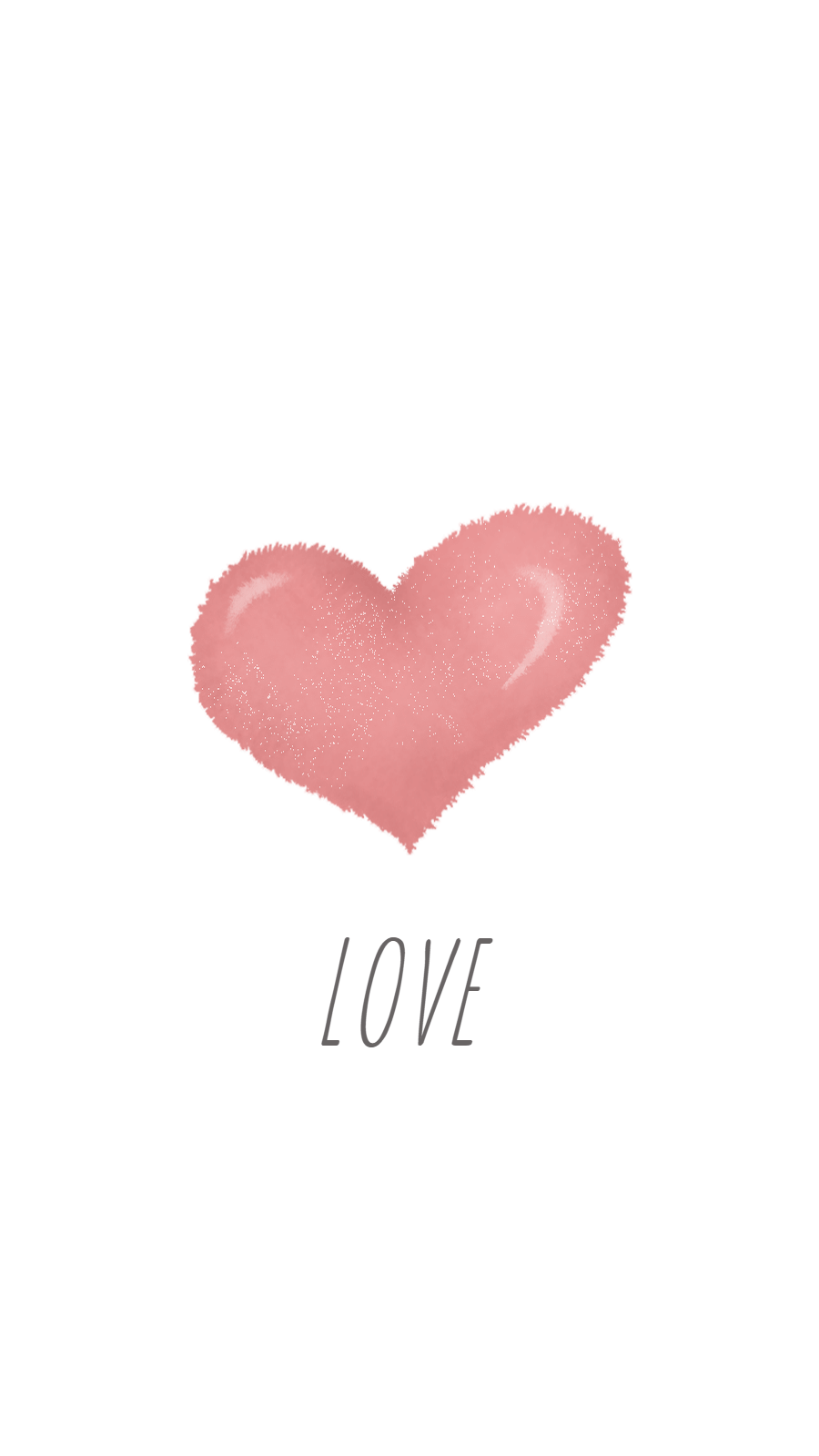 White Background Red Love Shape Simple Text Fashion Style Instagram Highlight