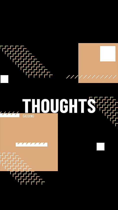 Simple Square Pattern Text Thoughts Instagram Highlight