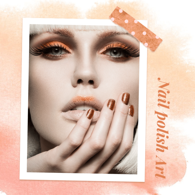 Simple Fashion Nail Polish Art Introduction Instagram Post预览效果
