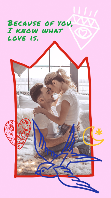 Literary Couple Personal Show Instagram Story预览效果