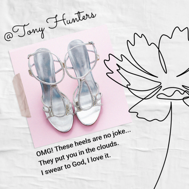 Simple Fashion High Heels Sales Feedback Instagram Post预览效果