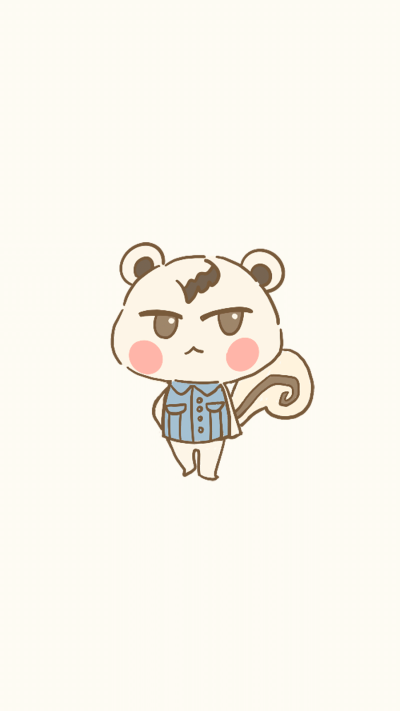 Minimalist Hand Painted Cartoon Animal Instagram Highlight