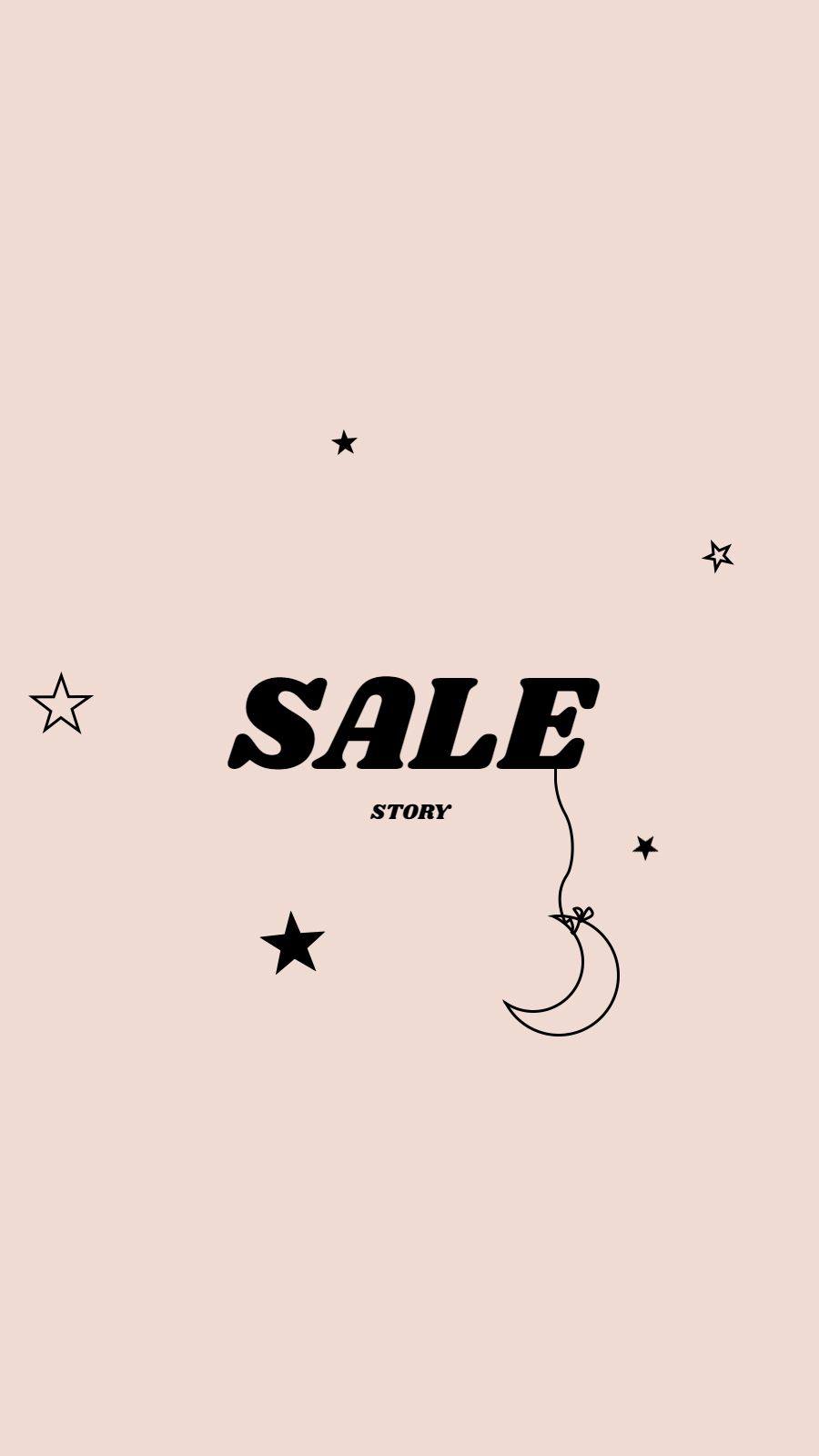Dark Pink Background Star Moon Decoration Text Fashion Simple Style Instagram Highlight