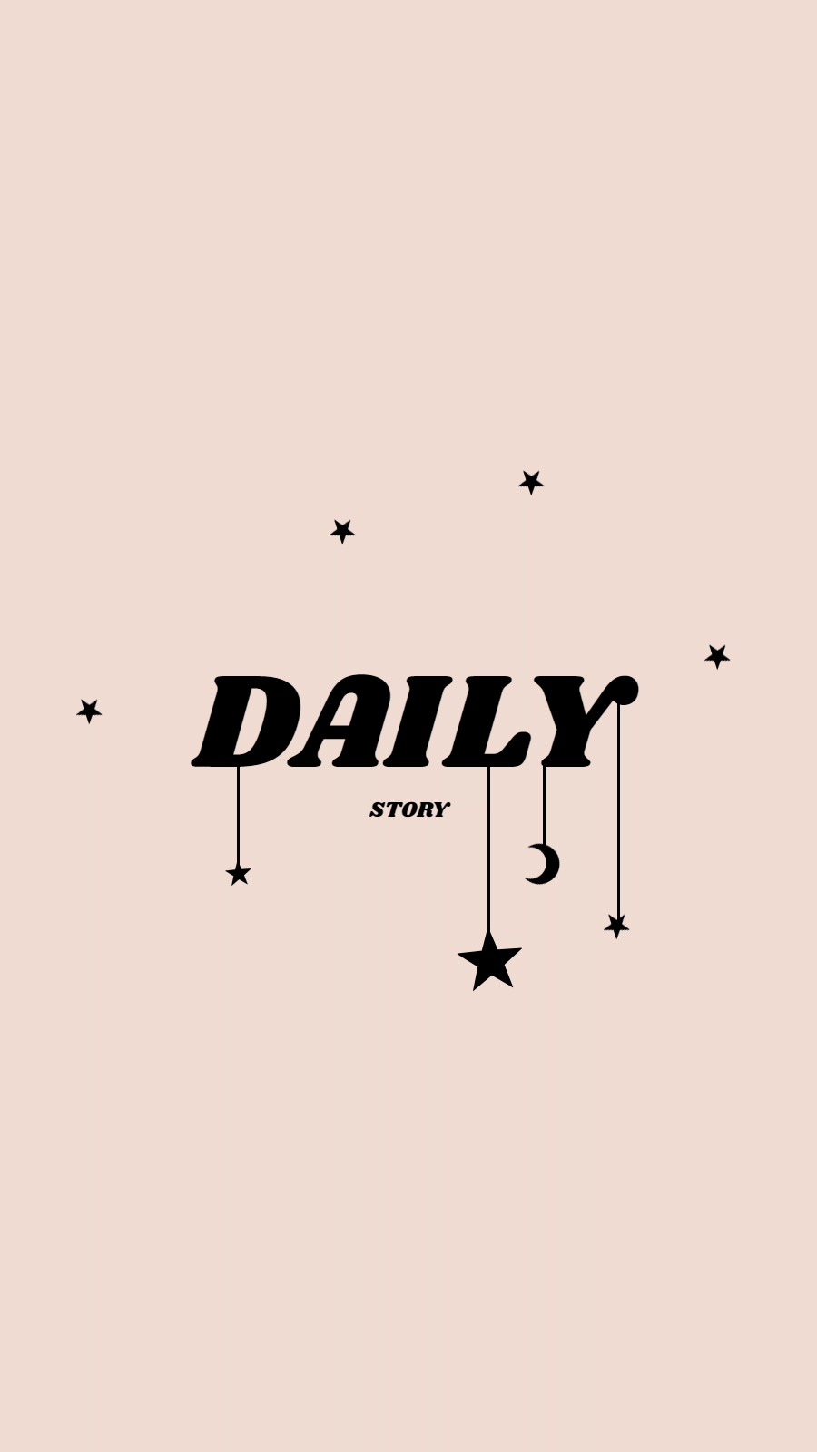 Simple Style Star Element Text Instagram Highlight