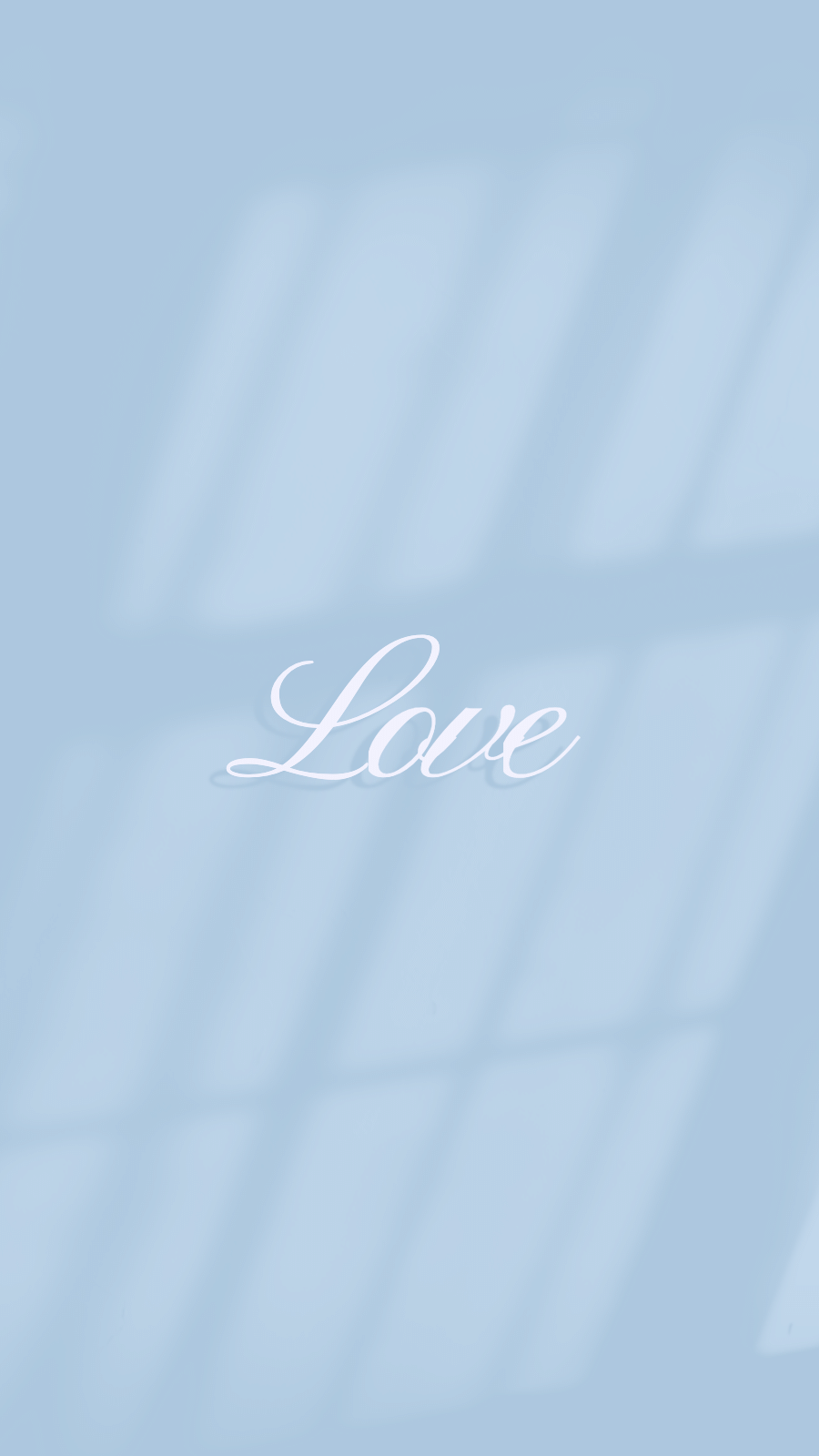 Literary Shadow Element Blue Background Simple Text Love Instagram Highlight