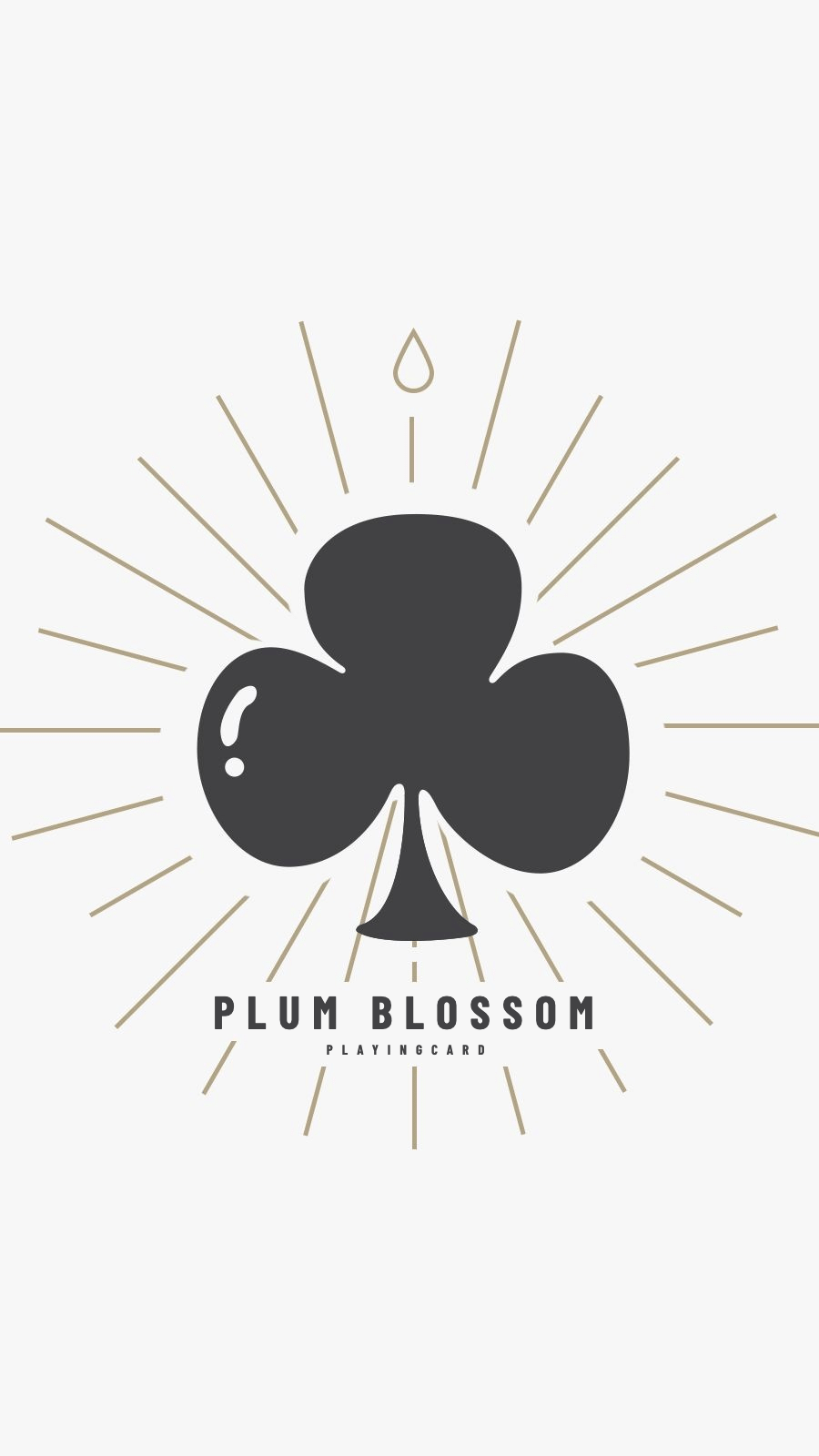 Retro Hand Painted Plum Blossom Poker Illustration Instagram Highlight