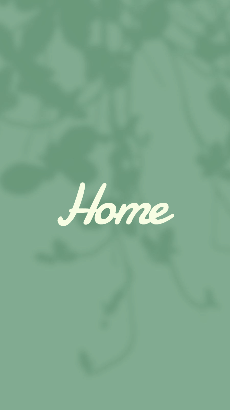 Green Leaf Shadow Background Home Text Instagram Highlight