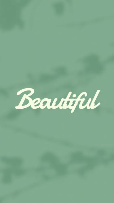 Literary Green Leaf Shadow Background Simple Text Beautiful Instagram Highlight预览效果