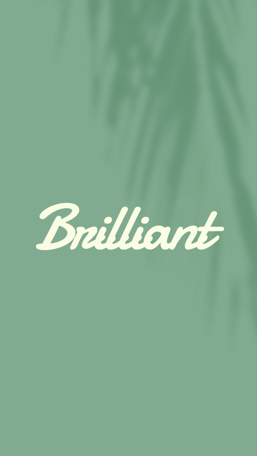 Green Willow Leaf Background Simple Text Fashion Style Instagram Highlight