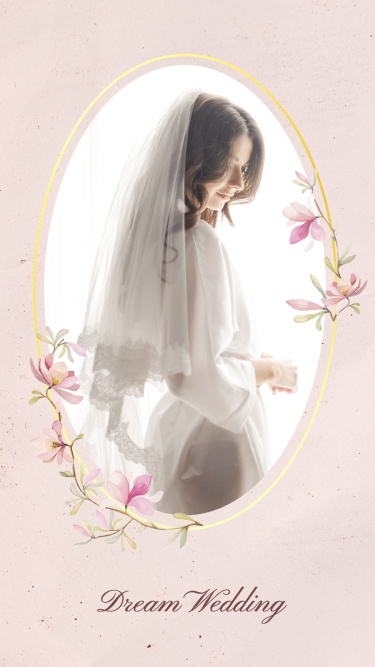 Literary Wedding Dress Woman Personal Show Instagram Story