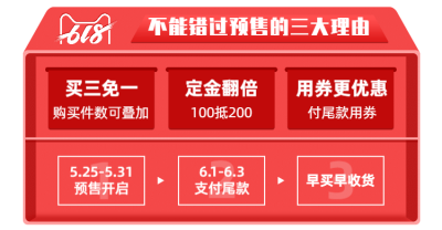 通用618年中大促预售店铺公告