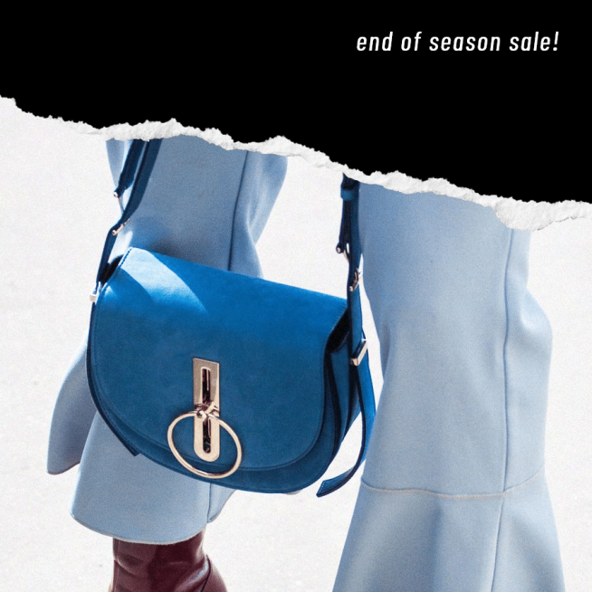 Clothing Bags Tear Paper Simple Fashion Style Poster Instagram Post预览效果