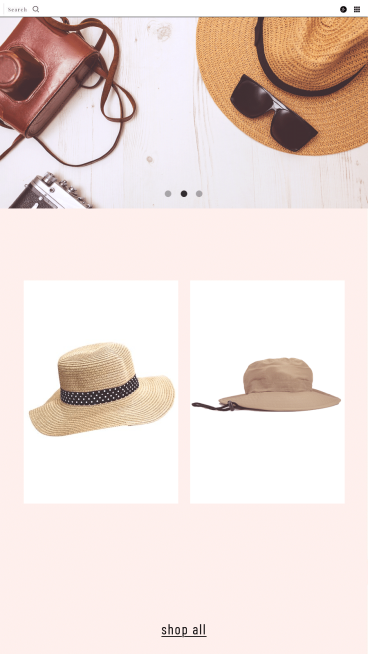 Minimalist Interfasce Simulation Hat Detail Display Sale Instagram Story预览效果
