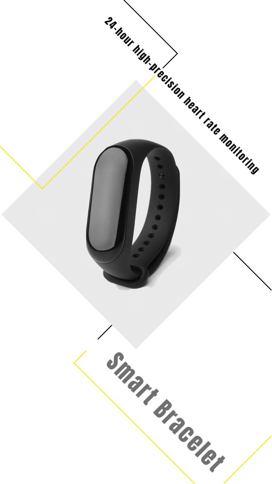 Electronic Smart Watch Minimal Style Ecommerce Story预览效果
