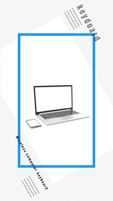 Laptop Minimal Style Ecommerce Story预览效果