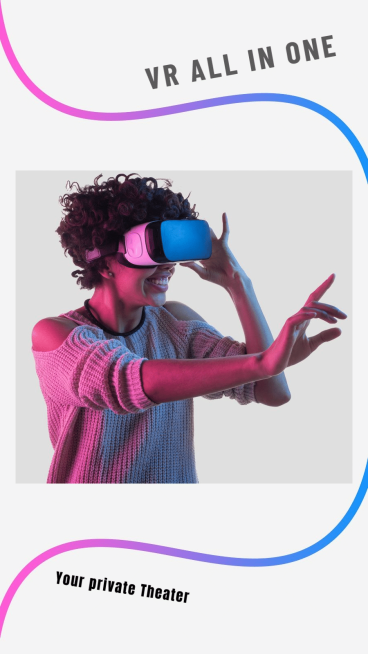 VR Smart Electronic Headset Product Promo Ecommerce Story预览效果
